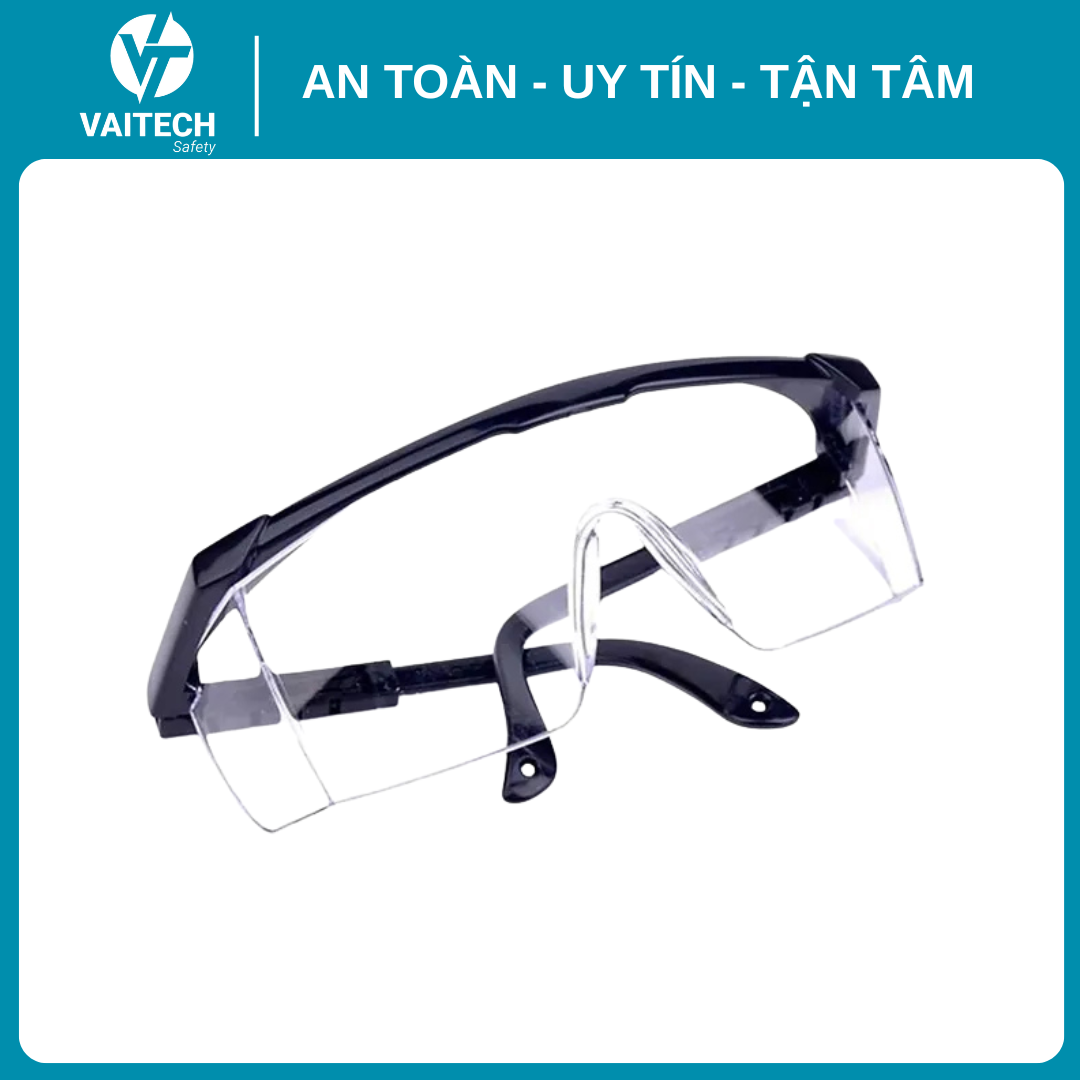 KÍNH BẢO HỘ GỌNG VUÔNG TRONG SUỐT – CHỐNG BỤI, CHỐNG VA ĐẬP