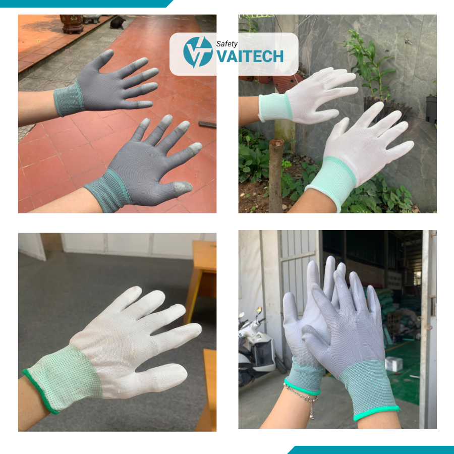 Găng tay PU phủ ngón không chống tĩnh điện T121, Size M