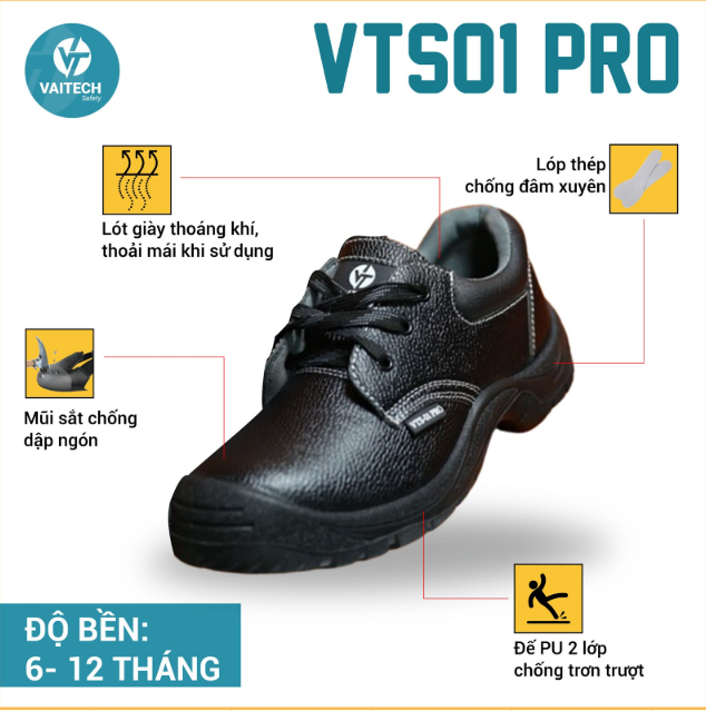 GIÀY BẢO HỘ LAO ĐỘNG VTS01