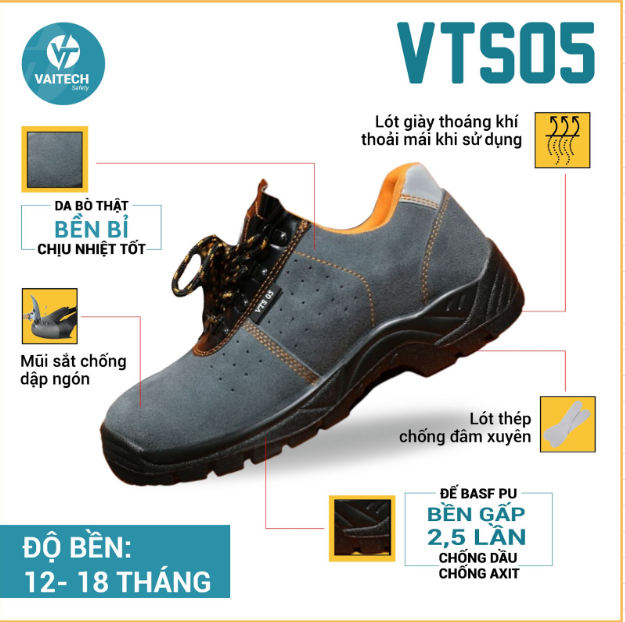 GIÀY BẢO HỘ LAO ĐỘNG VTS05
