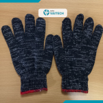 Găng tay sợi len màu muối tiêu T107